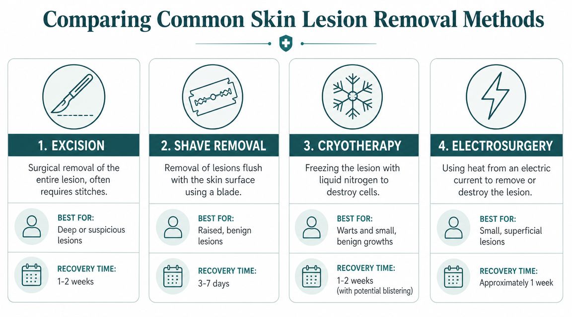 Comparing Common Removal Methods