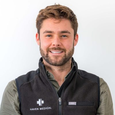 Sam Fisher, Clinical Physiologist at Haven Medical, Poole